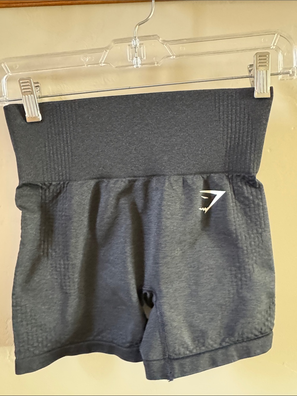 Gymshark Black Seamless High-Waist Training Shorts